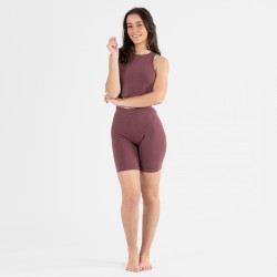 Conjunto deportivo culotte mujer berenjena Conjunto deportivo culotte mujer berenjena