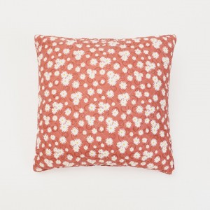 Cojín cuadrante Liva marsala 55x55 - funda + relleno