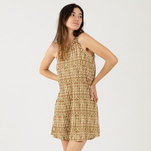 Vestido punto sedoso Erina verde caceria