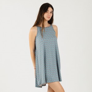 Vestido punto sedoso Hello indigo