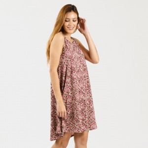 Vestido punto sedoso Malura malva