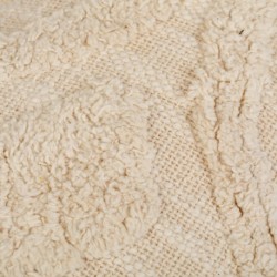 Cojín cuadrante algodón Aria natural 45x45 - funda + relleno cojines-cuadrados-estampados