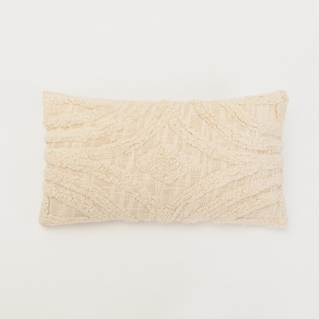 Cojín rectangular algodón 30x50 Aria natural - funda + relleno cojines-rectangulares-estampados