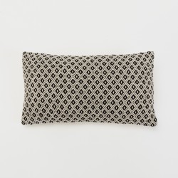 Cojín rectangular algodón 30x50 Rombito negro - funda + relleno Cojín rectangular algodón 30x50 Rombito negro - funda + relleno