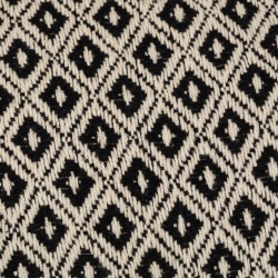 Cojín rectangular algodón 30x50 Rombito negro - funda + relleno cojines-rectangulares-estampados