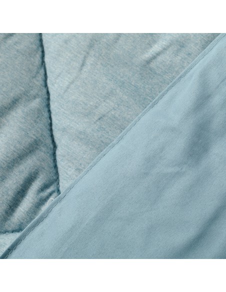 Edredón liso efecto desgastado