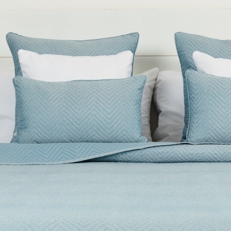 Colcha bouti lisa efecto desgastado