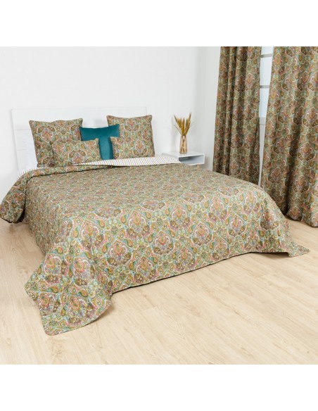Colcha bouti Mariya verde Colcha bouti Mariya verde