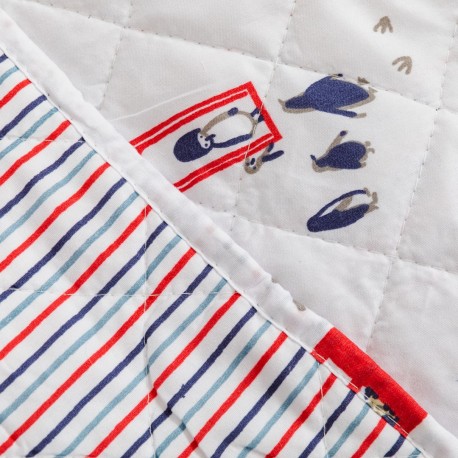 Colcha bouti York azul marino