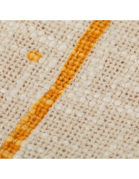 Plaid algodón Aisha mostaza