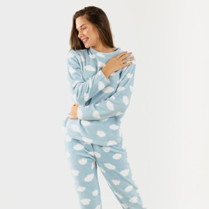 Pijama coral Nube celeste 2