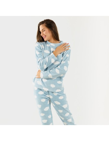 Pijama coral Nube celeste Pijama coral Nube celeste