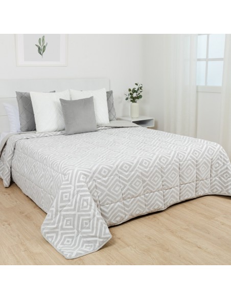 Colcha jacquard chenilla Feria perla - 120 gr Colcha jacquard chenilla Feria perla - 120 gr