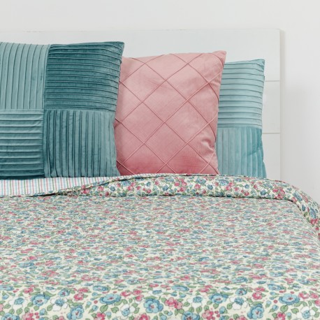 Colcha bouti Belinda verde tiffany