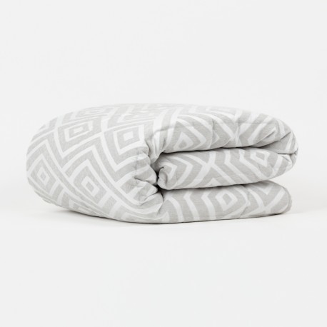 Colcha jacquard chenilla Feria perla - 120 gr