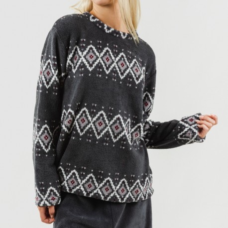 Pijama coral Andros gris