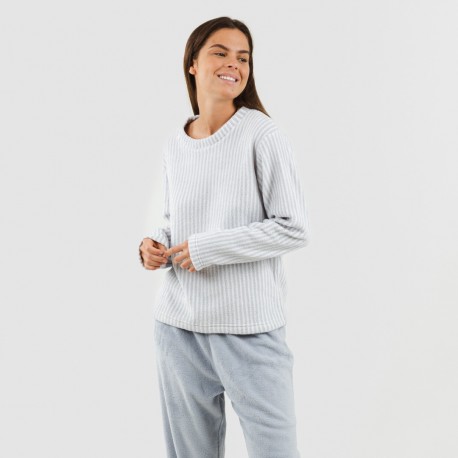 Pijama coral Emiro hielo pijamas-mujer