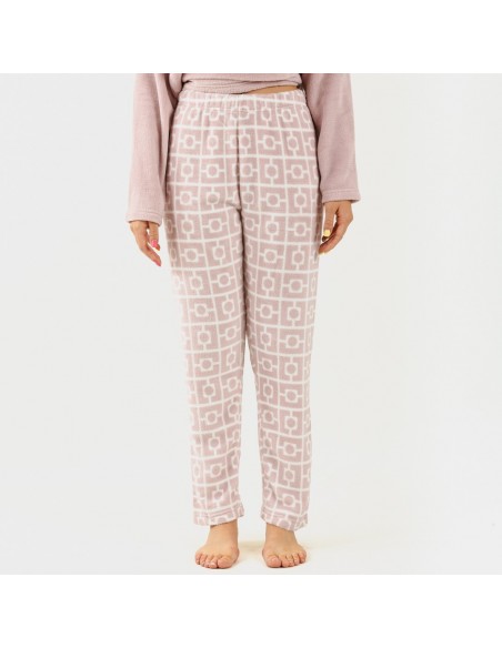 Pijama coral Taormina malva Pijama coral Taormina malva