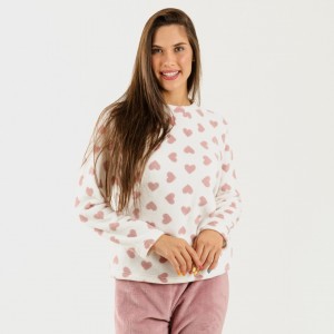 Pijama coral Praga malva rosa