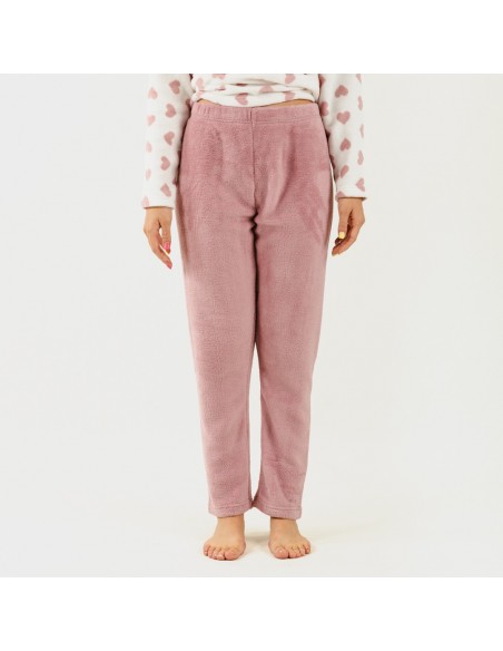 Pijama coral Praga malva rosa pijamas-mujer
