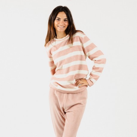 Pijama coral Fila rosa pijamas-mujer