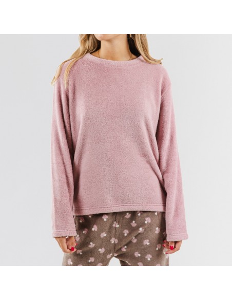 Pijama coral Ellen malvarosa Pijama coral Ellen malvarosa