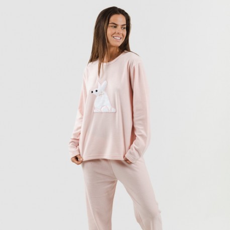 Pijama polar Midas rosa