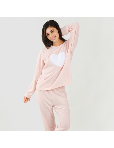 Pijama polar Praga rosa Pijama polar Praga rosa