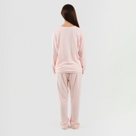 Pijama polar Midas rosa