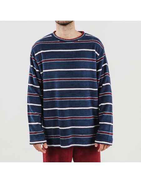 Pijama coral hombre Lucio burdeos Pijama coral hombre Lucio burdeos