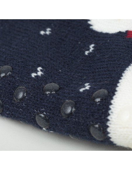 Calcetines Snowy azul marino calcetines-unisex