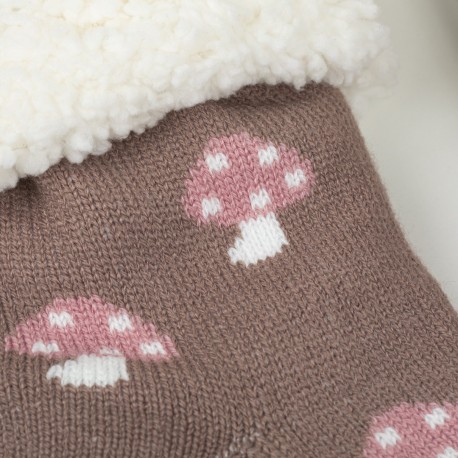 Calcetines Ellen malva rosa