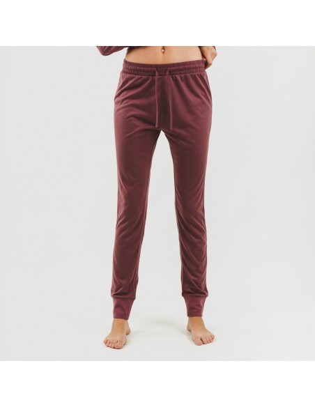 Conjunto deportivo chaqueta cremallera mujer berenjena Conjunto deportivo chaqueta cremallera mujer berenjena