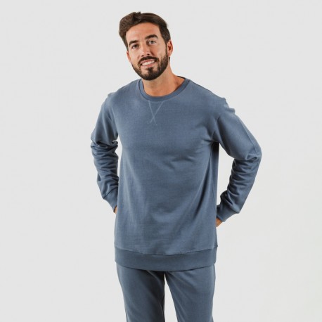 Conjunto deportivo largo algodón hombre indigo ropa-deporte-hombre