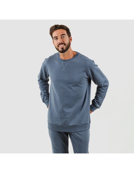 Conjunto deportivo largo algodón hombre indigo ropa-deporte-hombre