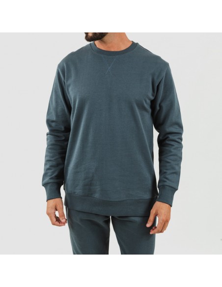 Conjunto deportivo largo algodón hombre verde menta Conjunto deportivo largo algodón hombre verde menta