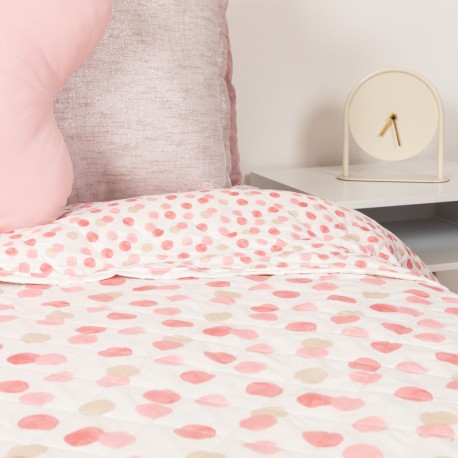 Colcha bouti Graciela rosa