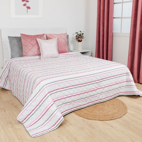 Colcha bouti Raya Recadero malva Medidas colchas y edredones Cama 90cm