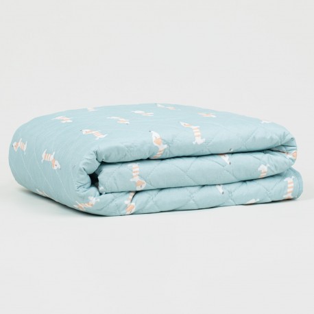 Colcha bouti Ponder verde azulado