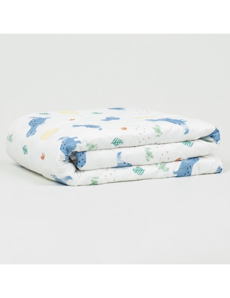 Colcha bouti Dinosaurus indigo Colcha bouti Dinosaurus indigo