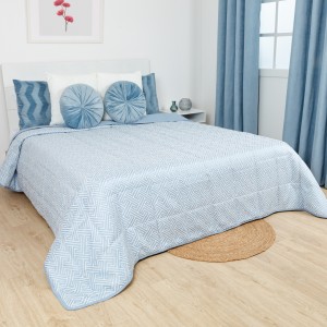 Colcha jacquard chenilla Elvira índigo - 120gr