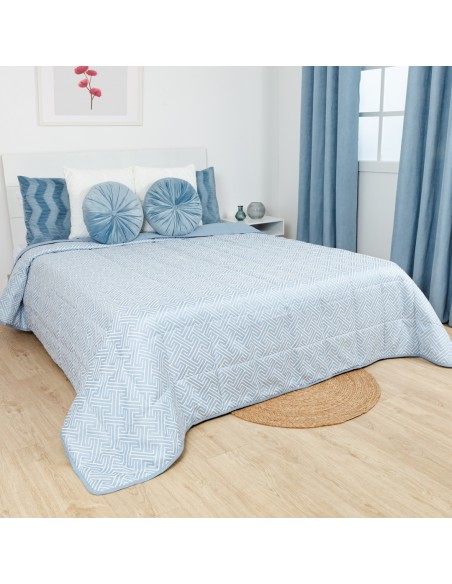 Colcha jacquard chenilla Elvira índigo - 120gr