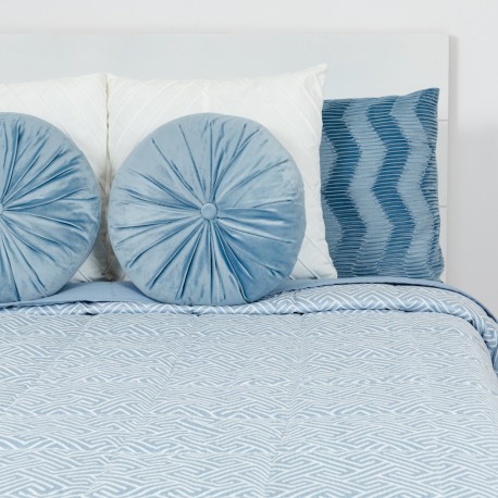 Colcha jacquard chenilla Elvira índigo - 120gr