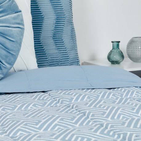 Colcha jacquard chenilla Elvira índigo - 120gr