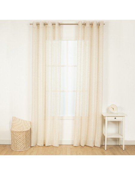 Cortina Nilda beige cortinas-semitranslucidas