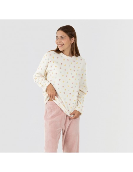 Pijama coral Julie malva Pijama coral Julie malva