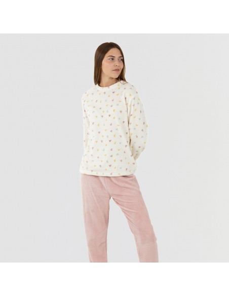 Pijama coral Julie malva Pijama coral Julie malva