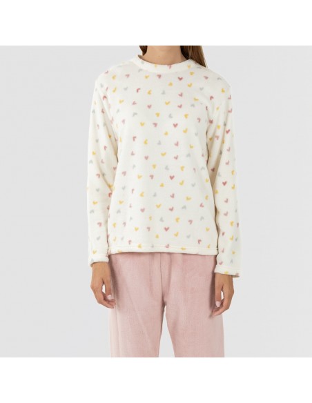 Pijama coral Julie malva Pijama coral Julie malva