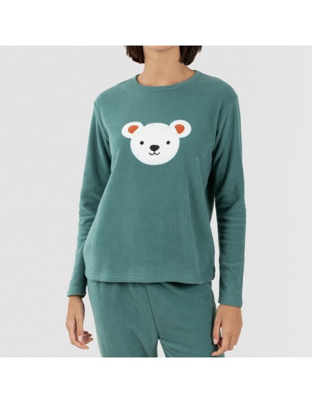 Pijama polar Olga gris Talla de Ropa M