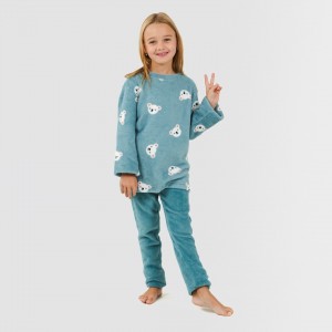 Pijamas de algodón para niños, ropa de dormir para niños de 2, 4